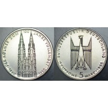 Banknoting Almanya 5 Mark 1980 Hatıra-Köln Katedrali Çil(-)