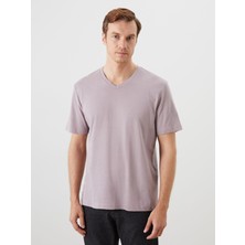 Lc Waikiki Yeni Sezon V Yaka Kısa Kollu Penye Erkek Tişört