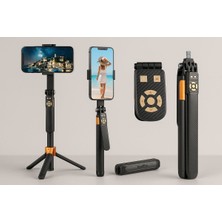 Iphone 15 Pro Max Uyumlu Ayarlanabilir Selfie ve Kamera Tripodu