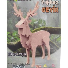 Brother Toys 5 Adet Ahşap Maket Yapboz Eğitici Tutkal Gerektirmez