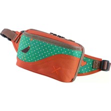 Pisikopat Sanatsal  Karga Desenli Canvas Göğüs & Bel Çantası