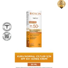 Bioxcin Sun Care Kuru Ciltler Için 50 ml 50 Faktör Güneş Kremi - Dezenfektan Hediyeli (%72 Alkol)