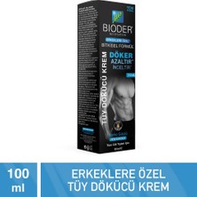 Bioder Bio-Epilation Erkekler Için Tüy Dökücü Krem 100 ml - Dezenfektan Hediyeli (%72 Alkol)