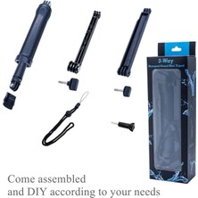 Yüksek Çözünürlüklü Akışlı ve Pratik Kullanımlı Kamera Selfie Stick