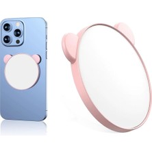 Magsafe Uyumlu Pembe Arka Kamera ve Selfie Aynası Kamuflajlı