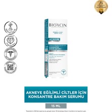 Bioxcin Acnium Konsantre Bakım Serumu 15 ml - Dezenfektan Hediyeli (%72 Alkol)