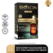 Bioxcin Niacinamide % 10 Ton Dengeleyici 30 ml Yüz Serumu - Dezenfektan Hediyeli (%72 Alkol)