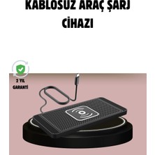 Femina Trendy Manyetik Kablosuz Araç Şarj Cihazı – Hızlı Şarj, Kaymaz Taban, Güvenli Kullanım