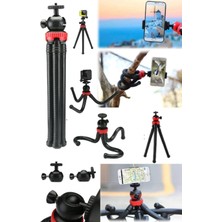 Esnek Mini Tripod Telefon Tutucu, Taşınabilir ve Car Mount Stand