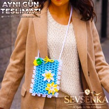 Sevsenka Anneler Günü Özel Koleksiyonu "emektar Ellerin Hediyesi" Fiyonk ve Çiçek Motifli Lüks Tasarım Çanta Anneler Gününe Özel Unutulmaz Hediye