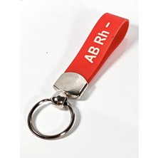 Moncuk Design Ab Rh(-) Negatif Kan Grubu Silikon Anahtarlık – Acil Durumlar Için Hayati Bilgi