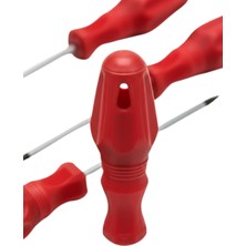 Düz ve Yıldız Başlıklı 7li Tornavida Seti Ergonomik Tutma