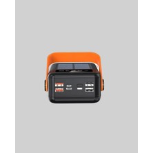 80000 Mah Güneş Enerjili Powerbank 4 Kablolu Type C Lightning Micro USB