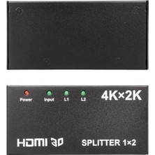 Sh Ticaret Fully G-538F 2 Port Hdmı Splitter Dağıtıcı