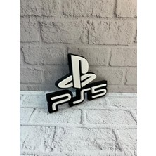 Stylmenplus Playstation 5 Logo Duvar Dekoru Minimal Tasarım 16×12 cm
