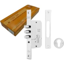 Kale 189 3m Silindirli Gömme Emniyet Kilidi, 3 Milli Çelik Sürgü, 2 Tur, Nikel