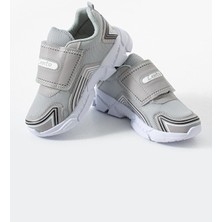 Adımist Çocuk Unisex Rahat Ortopedik Taban Cırtlı Hafif Sneaker Spor Ayakkabı (LENTO CIRTLI)