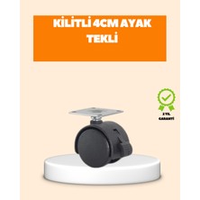 Rory 4 cm Kilit Mekanizmalı Mobilya Ayağı Tekli