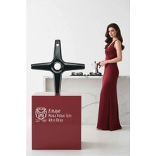 Butik Emily Sterling Serisi Emaye Moka Pot ve Cezve Ocak Küçültücü - Kamp Yardımcısı