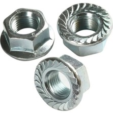 Karahanbey Altıköşe Flanşlı Somun M6 - 100 Adet