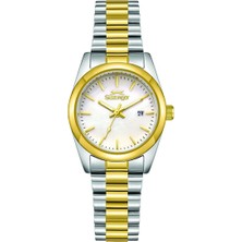 Slazenger SL.09.2473.3.05 Kadın Kol Saati | Iki Renkli Çelik Şıklık ve Inci Kadran Zarafeti