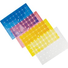 Faber-Castell Faber Castell Desenli Mavi Çıtçıtlı Dosya