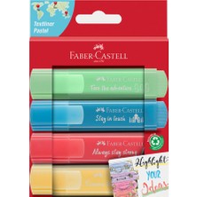 Faber-Castell Faber Castell 46 Pastel Fosforlu Kalem 4’lü Set 2021
