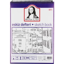 Mona Lisa Südor Monalisa Eskiz Defteri A4 120 G 50 Yp Telli