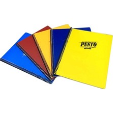 Gıpta Punto Defter Spiralli Plastik Kapak A4 100 Yaprak Çizgili