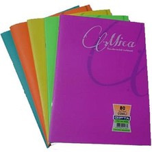 Gıpta Mica Defter Tel Dikiş Plastik Kapak A4 60 Yaprak Kareli