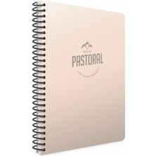 Gıpta Pastoral Defter Spiralli Plastik Kapak A4 120 Yaprak Kareli