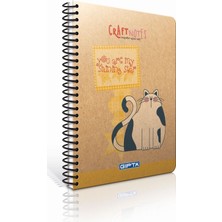 Gıpta Craft Defter Sert Kapak A4 100 Yaprak Çizgili