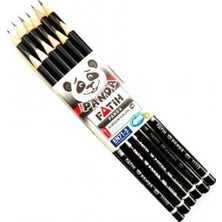 Fatih Kurşun Kalem Panda Yuvarlak 12'li Paket