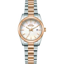 Slazenger SL.09.2473.3.04 Kadın Kol Saati | Rose Gold & Gümüş Şıklığıyla 28 mm Zarafet