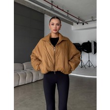 Akasha Design Oversize  Şişme Bomber Ceket