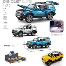 SHC4200 Mey Ithalat® HCL-521A Çek Bırak 1:22 Sesli ve Işıklı Buharlı Metal Jeep