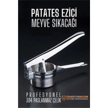 SHC4200 Mey Ithalat® Patates Ezici Meyve Sıkacağı Sıkacağı Sebze Presi 304 Paslanmaz Çelik