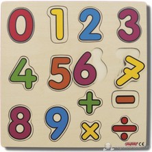 Ekoplay Sayılar Ahşap Yapboz (30 x 30 cm)