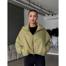 Akasha Design Oversize  Şişme Bomber Ceket
