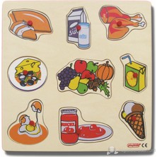 Ekoplay Temel Besinler Ahşap Yapboz (30 x 30 cm)