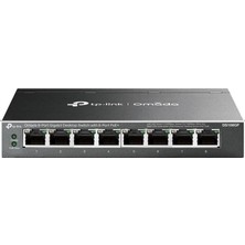 SHC4200 Tp-Link Omada DS108GP 8 Port Gigabit 65W 250 Metre Poe Mesafe Metal Kasa Switch