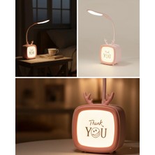 Tuncel Store Ayarlanabilir LED Masa Lambası Şarjlı Aydınlatma