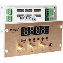 Zemira Magicvoice MV-170 Usb-Bt-Mic. Girişli 4X25W Müzik Kontrol Cihazı