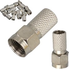 Zemira Herz Hf-02 Rg6/u6 22 mm Siyah Contalı F Konnektör (100'LÜ Poşet)