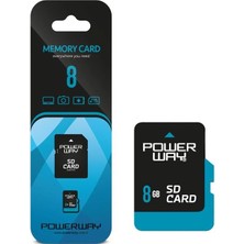 Zemira Powerway 8 GB Micro Sd Hafıza Kartı Pwr-8