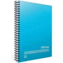 Gıpta Fresco Defter Spiralli Düz Plastik A4 72 Yaprak Çizgili