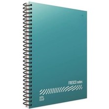 Gıpta Fresco Defter Spiralli Düz Plastik A4 72 Yaprak Çizgili