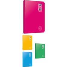 Gıpta Thebook Neon Sert Kapak Defter Ciltli 20x28 240 Yaprak Kareli