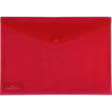 Faber-Castell Faber Castell Kırmızı Çıtçıtlı Dosya
