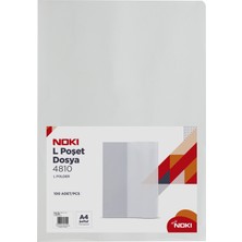 Noki L Dosya Şeffaf 100’lü 110 Mic 4810-110